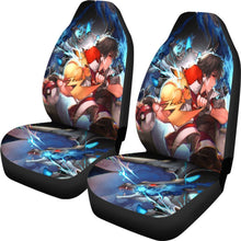 Load image into Gallery viewer, Pokemon Pikachu Fight Seat Covers Amazing Best Gift Ideas 2020 Universal Fit 090505 - CarInspirations