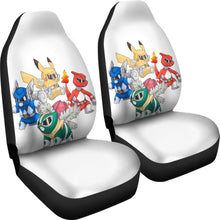Load image into Gallery viewer, Pokemon Pikachu Power Ranger Car Seat Covers Amazing Best Gift Ideas 2020 Universal Fit 090505 - CarInspirations