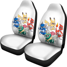 Load image into Gallery viewer, Pokemon Pikachu Power Ranger Car Seat Covers Amazing Best Gift Ideas 2020 Universal Fit 090505 - CarInspirations