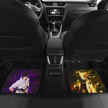 Load image into Gallery viewer, Sasuke And Naruto Art Car Floor Mats Anime Fan Gift H053120 Universal Fit 072323 - CarInspirations