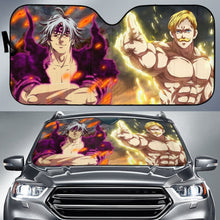 Load image into Gallery viewer, Seven Deadly Sins Escanor X Zeldris Car Sun Shade Universal Fit 173905 - CarInspirations