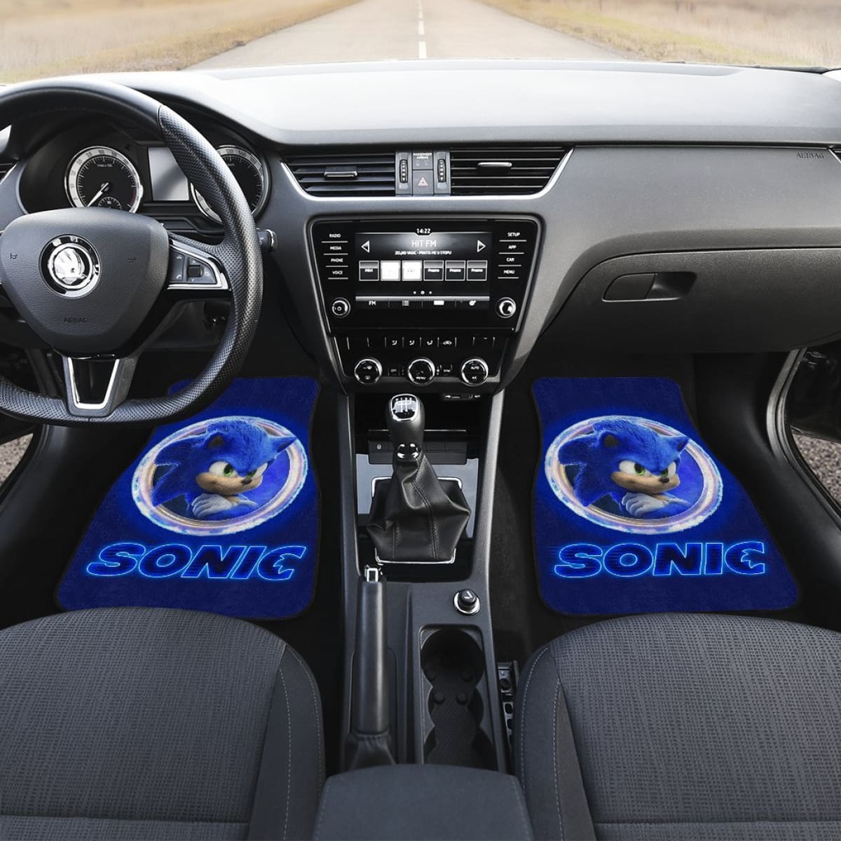 Sonic The Hedgehog Car Seat Covers Movie Car Accessories ver3 (set