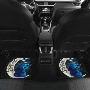 Stitch Love You To The Moon Car Floor Mats Universal Fit - CarInspirations