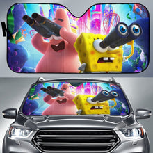 Load image into Gallery viewer, The Spongebob Movie Sponge On The Run 2020 Car Sun Shade amazing best gift ideas 2020 Universal Fit 174503 - CarInspirations