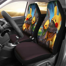 Load image into Gallery viewer, Toothless And Pikachu How To Train Your Dragon Car Seat Covers Universal Fit 051312 - CarInspirations