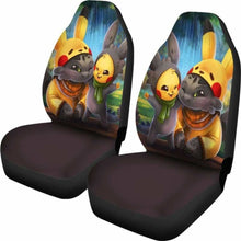 Load image into Gallery viewer, Toothless And Pikachu How To Train Your Dragon Car Seat Covers Universal Fit 051312 - CarInspirations