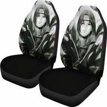 Load image into Gallery viewer, Uchiha Itachi Black And White Seat Covers 101719 Universal Fit - CarInspirations