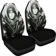 Load image into Gallery viewer, Uchiha Itachi Black And White Seat Covers 101719 Universal Fit - CarInspirations