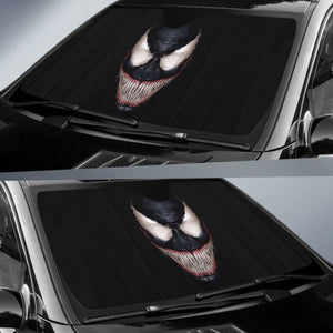 Venom Smile Car Sun Shade amazing best gift ideas 2020 Universal Fit 174503 - CarInspirations