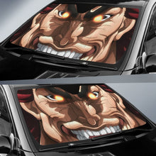 Load image into Gallery viewer, Yuijro Hanma Baki Art Car Sun Shade Anime Fan Gift Universal Fit 173905 - CarInspirations