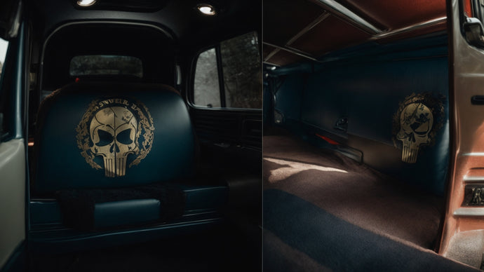 Transform Your Truck with These Custom Punisher Seat Covers