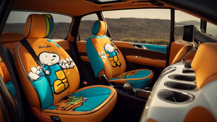 Transform Your Car's Interior with Stylish and Fun Snoopy Car Seat Covers