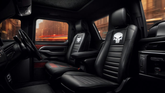 Punisher Seat Covers for Trucks: Unleash Your Inner Badass and Make a Statement
