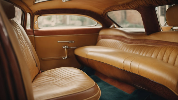 Vintage-Inspired Beauty and the Beast Car Seat Covers for Classic Car Lovers