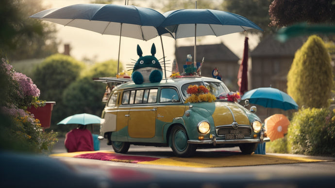 Stay Cool with These Adorable Studio Ghibli Car Sun Shades: A Whimsical Touch for Your Ride