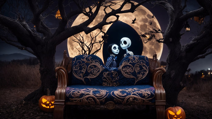Embrace the Spooktacular: Jack and Sally Car Seat Covers for Your Halloween Ride