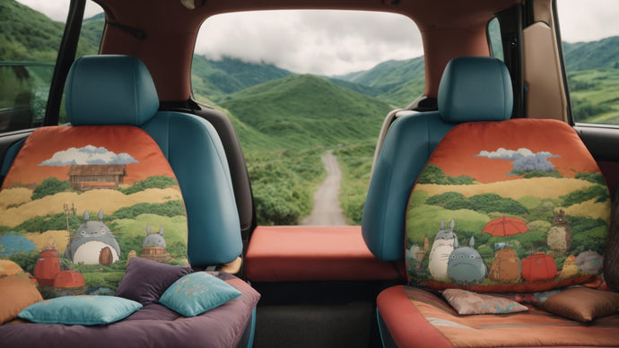 Studio Ghibli Car Seat Covers: Embark on a Magical Road Trip with Your Favorite Characters