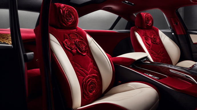 Belle-Inspired Beauty and the Beast Car Seat Covers: Elegant Disney Style