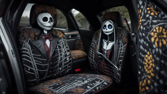 Jack and Sally Seat Covers: Transforming Your Car into a Halloween Haunt