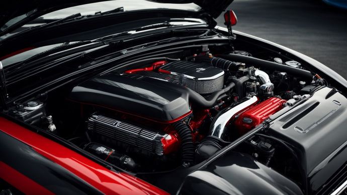 Rev Up Your Engine Bay: Eye-Catching Black Widow Car Accessories in Action