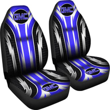 Load image into Gallery viewer, 2 Front GMC Seat Covers Blue 144627