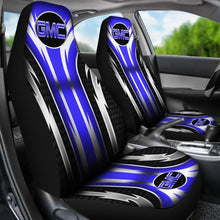 Load image into Gallery viewer, 2 Front GMC Seat Covers Blue 144627