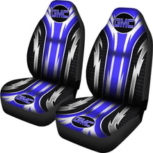 Load image into Gallery viewer, 2 Front GMC Seat Covers Blue 144627