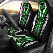 Load image into Gallery viewer, 2 Front GMC Seat Covers Green 144627