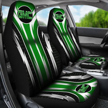 Load image into Gallery viewer, 2 Front GMC Seat Covers Green 144627
