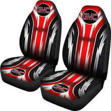 Load image into Gallery viewer, 2 Front GMC Seat Covers Red 144627