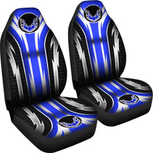 Load image into Gallery viewer, 2 Front Pontiac Firebird Seat Covers Blue 144627