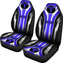 Load image into Gallery viewer, 2 Front Tesla Seat Covers Blue 144627