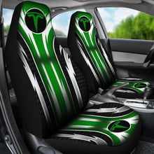 Load image into Gallery viewer, 2 Front Tesla Seat Covers Green 144627