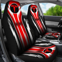 Load image into Gallery viewer, 2 Front Tesla Seat Covers Red 144627
