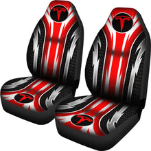 Load image into Gallery viewer, 2 Front Tesla Seat Covers Red 144627