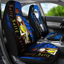Load image into Gallery viewer, 2Pcs Jack Skellington &amp; Sally Car Seat Cover 094209