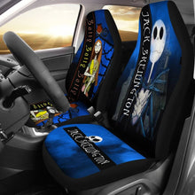 Load image into Gallery viewer, 2Pcs Jack Skellington &amp; Sally Car Seat Cover 094209