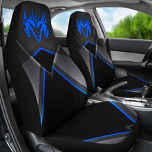 Load image into Gallery viewer, Amazing Black And Blue Dodge Ram Car Seat Covers Custom 4 212603