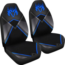 Load image into Gallery viewer, Amazing Black And Blue Dodge Ram Car Seat Covers Custom 4 212603