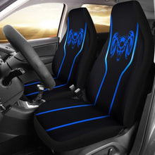 Load image into Gallery viewer, Amazing Black And Blue Dodge Ram Car Seat Covers Custom 5 212603