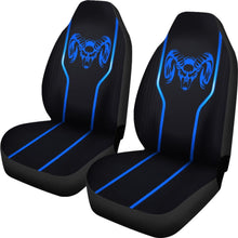 Load image into Gallery viewer, Amazing Black And Blue Dodge Ram Car Seat Covers Custom 5 212603