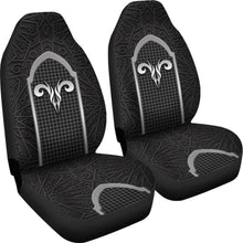 Load image into Gallery viewer, Amazing Black And Grey Dodge Ram Car Seat Covers Custom 4 212603