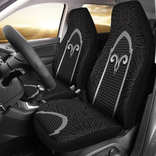 Load image into Gallery viewer, Amazing Black And Grey Dodge Ram Car Seat Covers Custom 4 212603