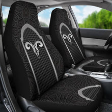 Load image into Gallery viewer, Amazing Black And Grey Dodge Ram Car Seat Covers Custom 4 212603