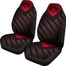 Load image into Gallery viewer, Amazing Black And Red Dodge Ram Car Seat Covers Custom 1 212603