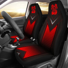 Load image into Gallery viewer, Amazing Black And Red Dodge Ram Car Seat Covers Custom 2 212603