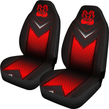 Load image into Gallery viewer, Amazing Black And Red Dodge Ram Car Seat Covers Custom 2 212603