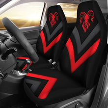 Load image into Gallery viewer, Amazing Black And Red Dodge Ram Car Seat Covers Custom 7 212603