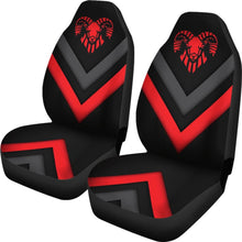 Load image into Gallery viewer, Amazing Black And Red Dodge Ram Car Seat Covers Custom 7 212603