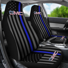Load image into Gallery viewer, American Flag Car Seat Covers With Thin Blue Line Mix GMC 212601